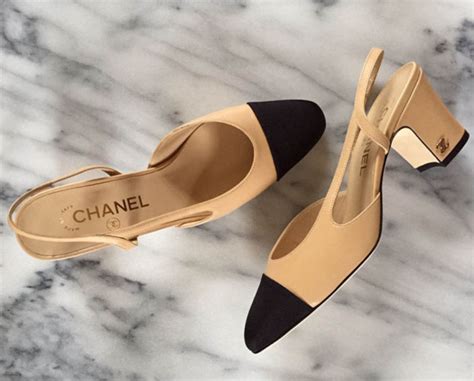 chanel shoes bicolor|chanel pumps and slingbacks.